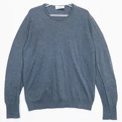 uniform experiment ユニフォームエクスペリメント 22AW JOHN SMEDLEY COTTON CREWNECK KNIT UE-222064 ジョン スメドレー コットン クルーネック ニット グレー サイズ3(L) deczのサムネイル