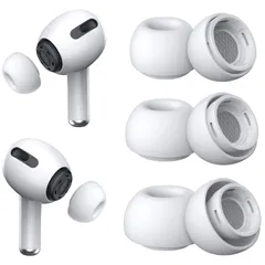 【在庫処分】イヤーチップ (S/M/Lサイズ シリコン 各1ペア) 第1/2世代対応 Pro 柔らかい AirPods 滑り止め イヤーピース 携帯用収納ボックス付き YUWAKAYI