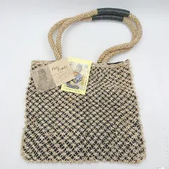 ◇ ⊂◎●未使用● TARANGO タランゴ マクラメジュートバッグ トートバッグ ナチュラル レディース E  【1412260017367】