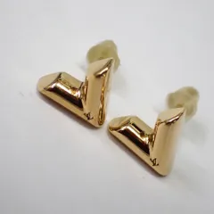 【美品】LOUIS VUITTON V字型ピアス ピアス・エセンシャル V S00｜ルイ・ヴィトン 公式サイト - M68153