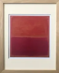 絵画 マーク・ロスコ No.3,1967 抽象画 額付き アート インテリア ギフト プレゼント リビング 玄関 廊下 寝室 壁飾り 部屋に飾る アートフレーム オフィス モデルルーム 会議室 応接室 Mサイズ おしゃれ 壁掛け 絵