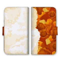 LG style2 L-01L  ケース 手帳型 エルジー スタイル2 L-01L  スマホケース 携帯ケース カレー カレーライス かれー 食べ物 フード シュール おもしろい 面白 かわいい イラスト カラー01