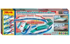 【中古】おもちゃ プラレール E5系新幹線＆E6系新幹線 ガチャッと連結セット