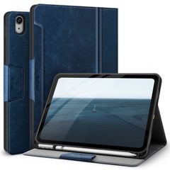 【数量限定】(ブルー) 全面保護 オートスリープ＆スタンド機能付き アップルペンシル収納可 耐衝撃 ひび割れ防止 高級ソフトPUレザー製 10.9インチ ケース 第10世代 ケース(A16) 第11世代 iPad Antbox
