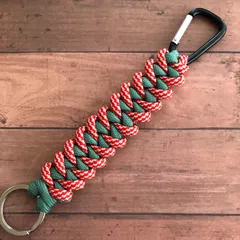 パラコード　キーホルダー　バッグチャーム　ストレート