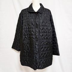 LAPINE キルティングアウター ブラック 13号 キレイめ 上品 シンプル 