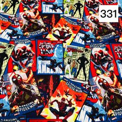 新柄 マーベル スパイダーマン シーチング生地 綿 331