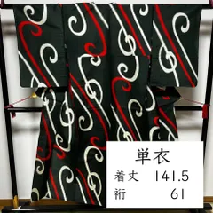 井桁七宝模様単衣銘仙 – きもの茶寮 月見草