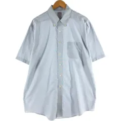 古着 ブルックスブラザーズ Brooks Brothers 346 半袖 ボタンダウン チェックシャツ メンズXL相当/eaa558301