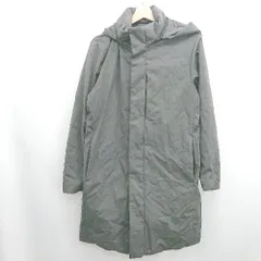 ◇ ⊇ UNIQLO ユニクロ 無地 長袖 ダウンロングジャケット サイズM ブラック系 レディース メンズ E  【1506300027086】