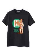 HYSTERIC GLAMOUR ヒステリックグラマー 02251CT14 H HOURS Tシャツ BLACK 正規通販 メンズ
