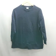 ◇ ⊇ URBAN RESEARCH ITEMS アーバンリサーチアイテムズ 長袖 トレーナー サイズONE ネイビー レディース E  【1501160038470】のサムネイル