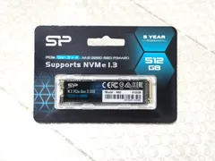 【フォロワー割】未開封 silicon-power PCIe Gen3×4 M.2 2280 SSD P34A60 512GB NVMe