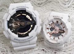 ペアウオッチ gショック 恋人達のGショック G-SHOCK BABY-G カシオ 2本セット Gショック GA-110RG-7AJF BA-110RG-7AJF ラッピング無料 メッセージカード手書きします