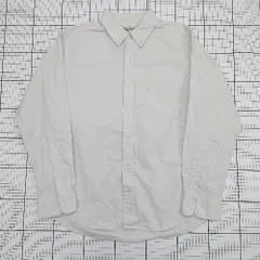 ◇ Θ アーバンリサーチ シンプル系 長袖 イージーケアボタンダウンオックスシャツ サイズXL グレー系 メンズ E  【1508200024103】