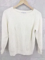 ◇ B:MING LIFE STORE by BEAMS ビームス コットン 長袖 ニット セーター アイボリー * 1002796639777