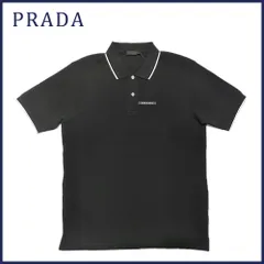 新品タグ付き　PRADA ネイビー 半袖ポロシャツ S org.jpg