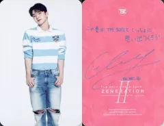 【中古】コレクションカード(男性) THE BOYZ/キュー(Q)/裏面印刷サイン、メッセージ入り/「THE BOYZ WORLD TOUR：ZENERATION II IN JAPAN」SS席・S席特典オリジナルグッズ トレカ(大阪城ホール)