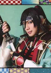 【中古】生写真(男性) 有澤樟太郎(和泉守兼定)/バストアップ・キャラクターショット/ミュージカル「刀剣乱舞」 和泉守兼定 堀川国広 山姥切国広 参騎出陣 ～八百八町膝栗毛～ ブロマイド 刀剣男士（戦闘ver.）