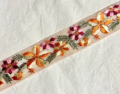 No．40♡ 100cm♡ インド刺繍リボン