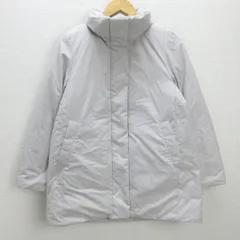 D■ユニクロ/UNIQLO ハイブリッドダウンコート JKT 460924【S】白系/LADIES/30【中古】のサムネイル