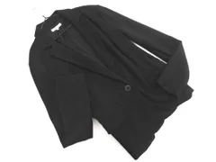 NATURAL BEAUTY BASIC ナチュラルビューティーベーシック ウール混 テーラード ジャケット sizeL/黒 ◇■ レディース