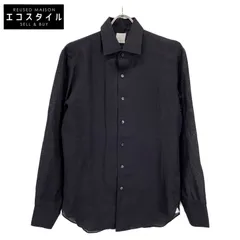 マリアサンタンジェロ ワイドカラー リネンシャツ ブラウン系 40 L相当 Maria Santangelo 【SALE／返品・交換不可】マリアサン