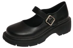 [Josepha Lorraine] [ジョセファ ロレーヌ] メリージェーン パンプス 厚底ローファー シューズ レディース 韓国 オシャレ 可愛い カワイイ ファッション ヒール サンダル 夏 秋 冬 ロリータ 女性 ゴス [ブラック] [22.5 cm]