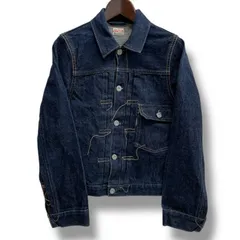 CANTON OVERALLS キャントンオーバーオールズ 1963-701 1stタイプ デニムジャケット ジージャン Gジャン インディゴ サイズ34 メンズ ゴーゴー古着久喜倉庫店 No.1161Y