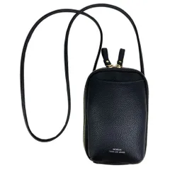 ☆ ブラック ☆ 縦型スクエアラウンドスマホショルダー スマホショルダー レディース スマホポーチ ミニショルダーバッグ ショルダーバッグ ミニショルダーバック ショルダーバック ポーチ 斜めがけバッグ ミニバッグ ミニバック 縦型 シンプル フェイク レザー