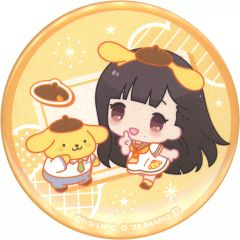 [중고] 배지 핀즈 온수 카키 × 폼 폼 푸딩 (노멀) [패 히로인이 너무 많다! × 산리오 캐릭터즈 캔 배지 미니 캐릭터 ver.]