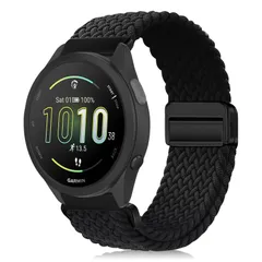 新品 [KeeFos] 20MM バンド Garmin Forerunner 165/165 Music/Vivoactive 5/Vivomove Trend/Venu Sq 2 対応 交換バンド 編組バンド 換えバンド 交換ベルト 弾性ナイロン製 替えベルのサムネイル