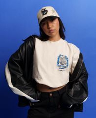 SWORN TO US NUMBER 8 Tシャツ【NATURAL】 (L・XL)(通販 メンズ 大きいサイズ T SHIRTS TEE 半袖 ショートスリーブ ヘビーウエイト 厚手 ボックスシルエット ガーメントダイ GARMENT DYE ロゴ ゆったり)