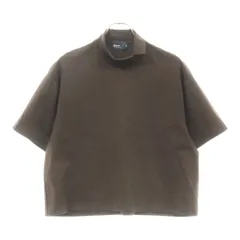 kolor (カラー) 22SS ハイゲージコットンストレッチ ハイネック 半袖Tシャツカットソー ブラウン 21SCL-T04202 レディースのサムネイル