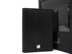 ■新品■未使用■ dunhill ダンヒル レザー カードケース カード入れ 名刺入れ メンズ ブラック系 FA9944