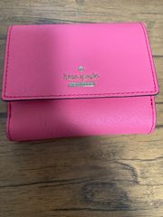 kate spade ケイトスペード　二つ折り財布 ピンク