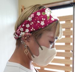 ヘアターバン【桜】