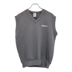 90年代 adidas アディダス スウェット ベスト スポーツ グレー(メンズ S)中古 古着 U6051