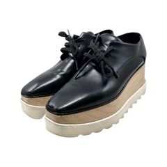 ステラマッカートニー エリス ブラック 厚底 36.5シューズ - メルカリ