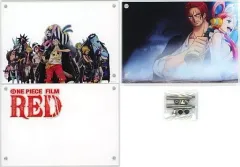 【中古】アクリルスタンド・アクリルパネル 集合 3層アクリルボード 「ワンピース FILM RED デラックス・リミテッド・エディション 4K ULTRA HD Blu-ray + Blu-ray 初回生産限定版」 封入特典