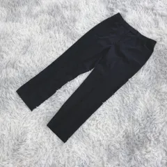 【良品】ルシアン  スラックス【36】モード  カジュアル  レディース  黒系  ブラック【送料無料】