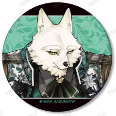 【中古】バッジ・ビンズ ヒューゴ(B) 「カドル -獣人オメガバース- 羽純ハナ先生 描き下ろし ティータイムver. トレーディングマット缶バッジ」