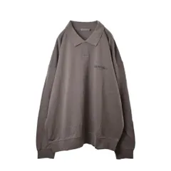 Fear of God ESSENTIAL オーバーサイズ ポロ スウェット XL グレー フィアオブゴッド