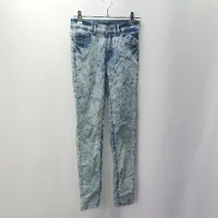 ◇ JEANASiS ジーナシス シンプル カジュアル デニム素材 スキニーパンツ サイズS ブルー レディース E  【1404020010640】