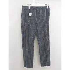 ◇ BEAUTY & YOUTH UNITED ARROWS ストライプ スリム パンツ サイズ M ダークグレー ホワイト レディース  【中古】 【1204220002427】