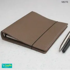 SB276 【受注制作】HB×WA5サイズ システム手帳 リング径15mm 本革 エトープのサムネイル