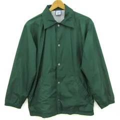 チャンピオン USA コートジャケット ブルゾン アウター メンズ Sサイズ グリーン系 Champion 【中古】