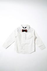 F.P/蝶ネクタイつきシャツ　新品子供服110 キッズ 男の子