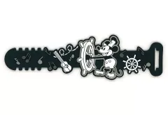 【中古】家電サプライ ミッキーマウス(ブラック) ＜ミッキー＞がいっぱい! 便利グッズcollection(ラバータイ(大)) 「一番くじ ディズニー ファンタジア 85th Anniversary Memories of＜Mickey＞」 F賞