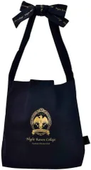 ディズニー ツイステッドワンダーランド リボントートバッグ ナイトレイブンカレッジ 【新品 未開封】 ツイステ グッズ ショルダー バッグ 斜めがけ カバン バック トート 黒 リボン 推し